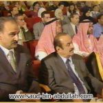 صورة الفنان جمال سليمان والفنان أسعد فضة في الأمسية التي أقيمت في سورياعام 2002