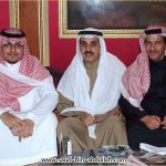 الشاعر نايف صقر, الاستاذ منصور السبيعي و سمو الأمير عبدالله بن تركي بن عبدالله في أمسية دبي (امسية الامسيات)