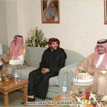 سمو الامير عبدالله بن تركي و ولي عهد دبي سمو الشيخ حمدان بن محمد و سمو الامير سعود بن عبدالله و سمو الشيخ احمد بن محمد بن في أمسية دبي (امسية الامسيات)
